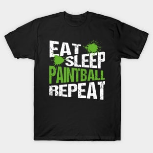 Eat Sleep Paintball Repeat gift T-Shirt